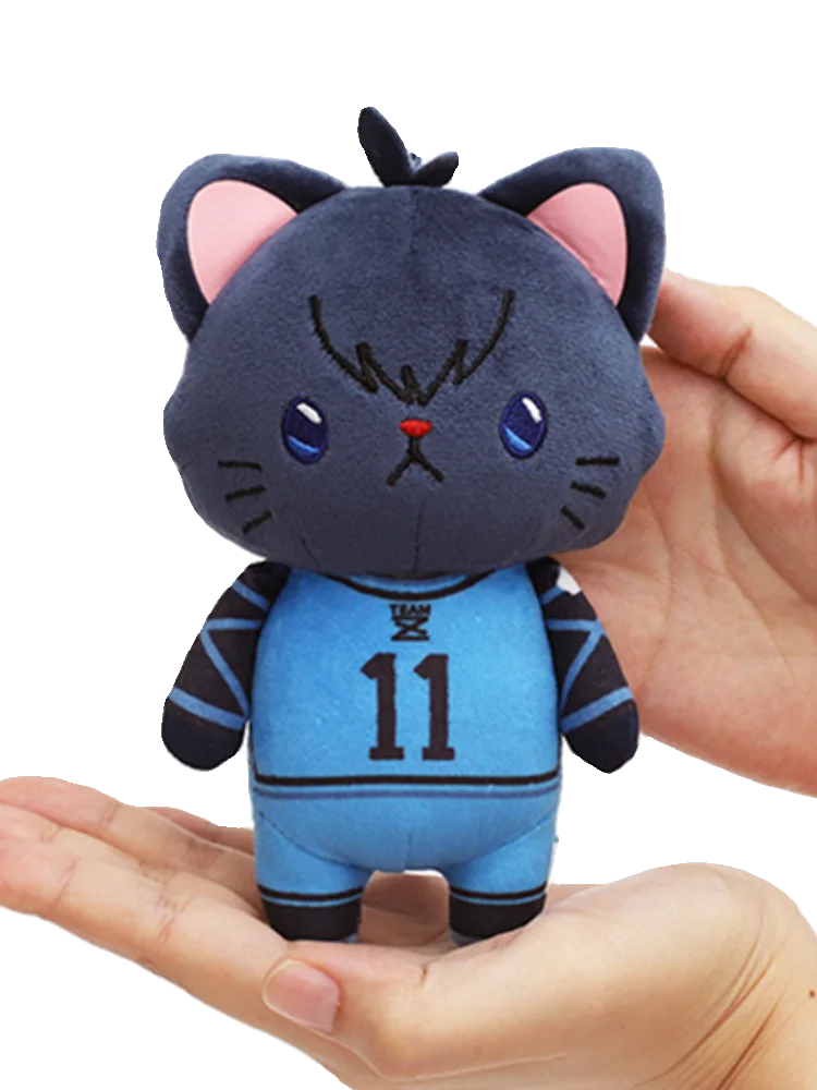 Anime BLUE LOCK Isagi Yoichi Chigiri Hyoma Rin Itoshi Cosplay Plush cat pendant  cotton doll cute ambitus  Game