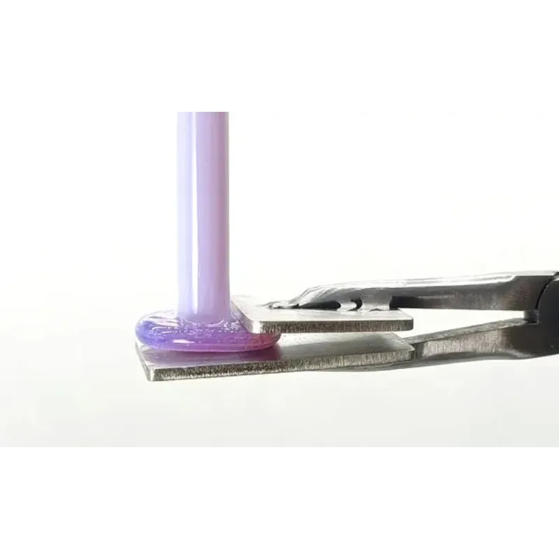 Lamp worker, glass button forming pliers, flattening pliers, mushroom pliers