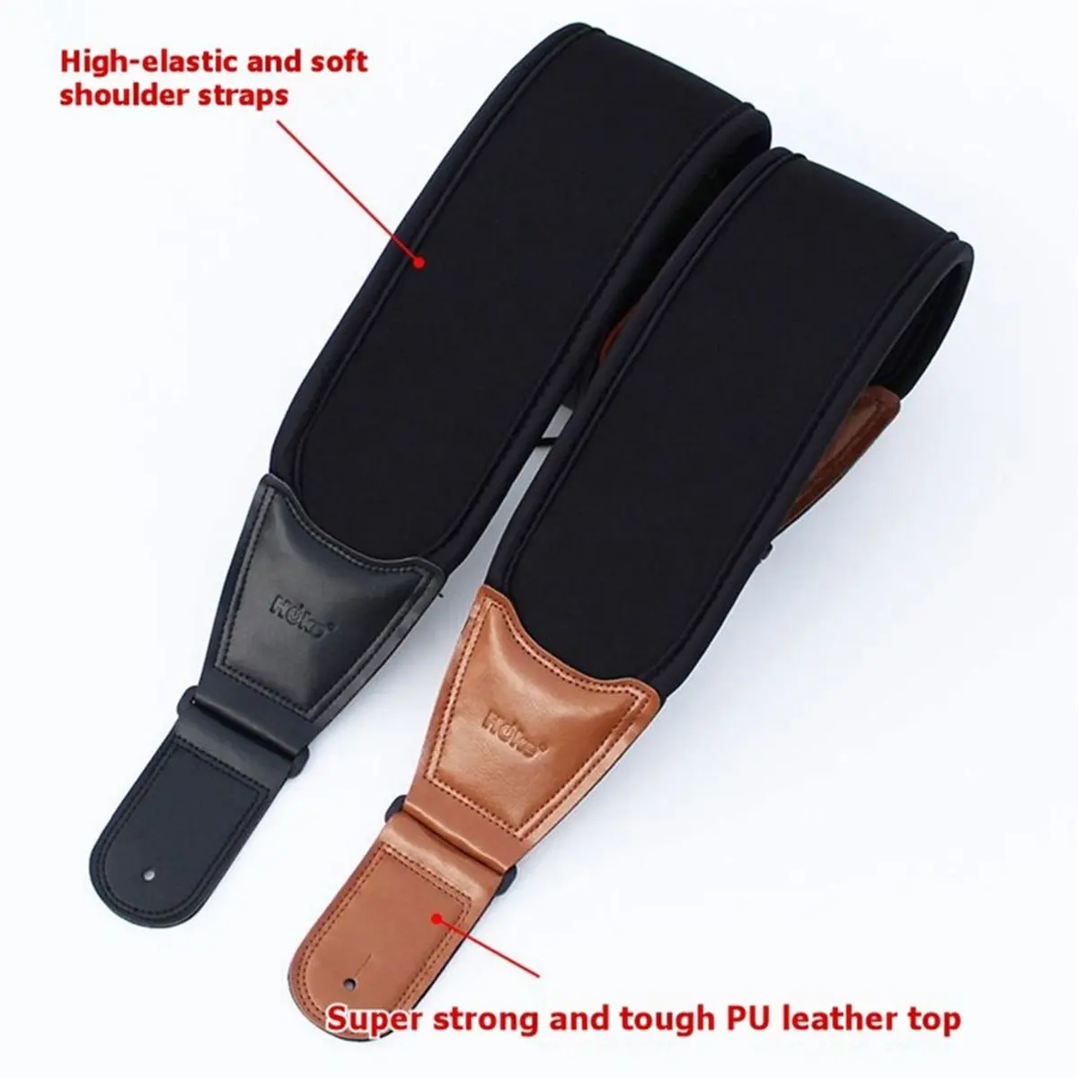 Adjustable PU Leather Guitar Strap Stringed Instrument Accessory Thicken Shoulder Belt Electric Acoustic Guitar A