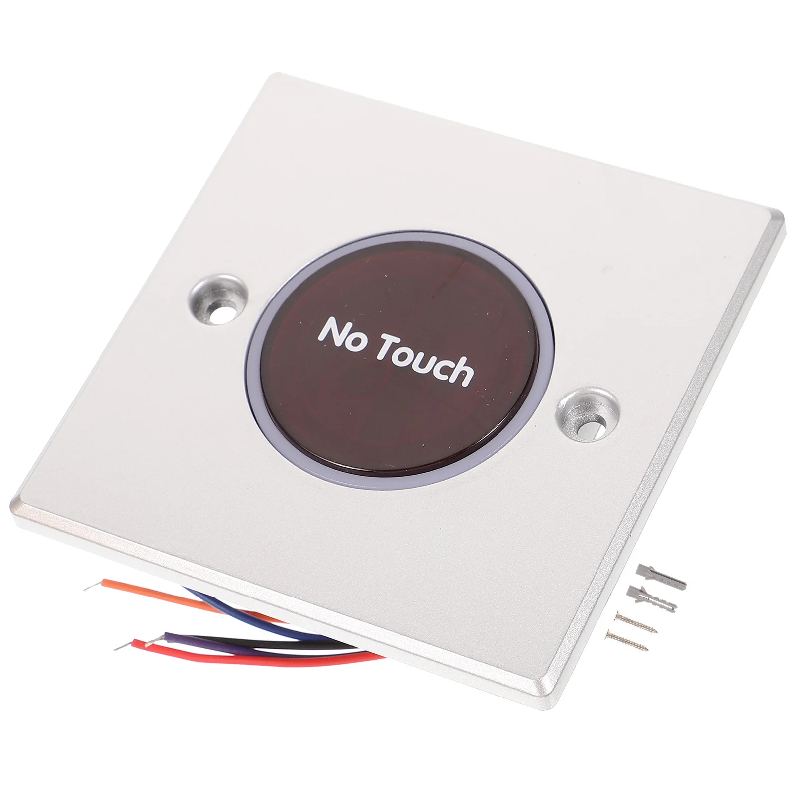 زر الخروج بمستشعر الأشعة تحت الحمراء، زر تحرير خروج الباب التلقائي بدون تلامس، غطاء لوحة الحائط للوصول إلى باب جرس الباب #3