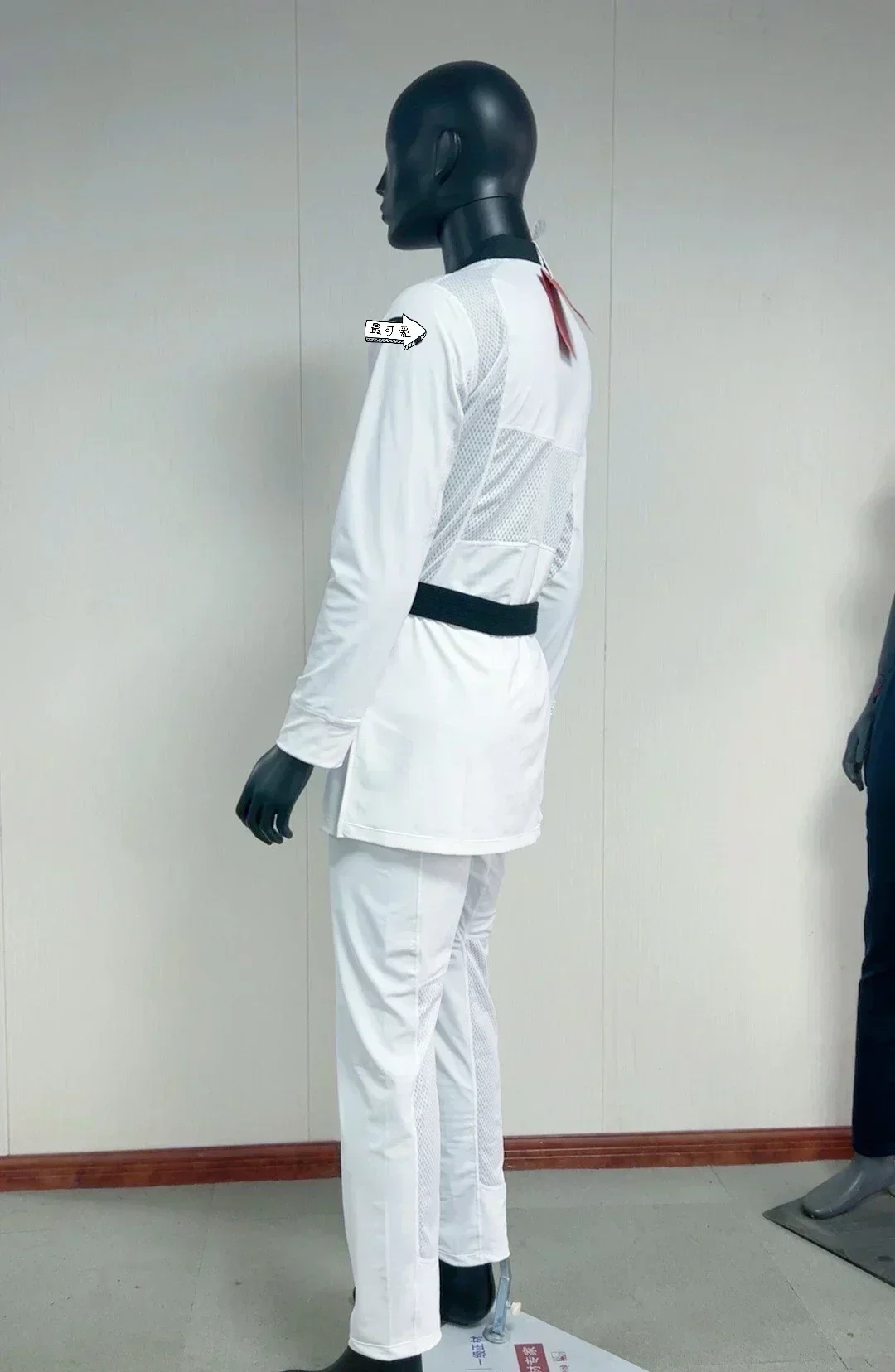 Novo ajuste profissional ultra leve elástico de seda gelo taekwondo roupas esportivas edição estendida