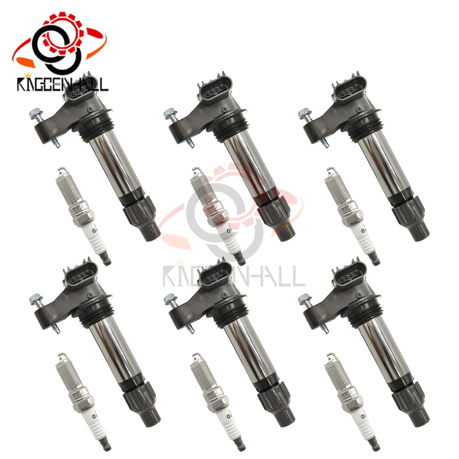 

6pcs Ignition Coil and 6pcs Iridium Spark Plug Kit For Chevrolet Traverse 2010-2018 12618542