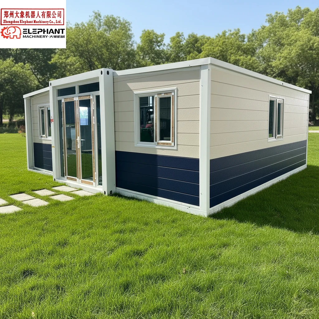 Low Price Prefabricated Modular Container House | 20/40FT 2-4 Bedroom Micro Mobile Home, Villa Style Prefab Villa for Living