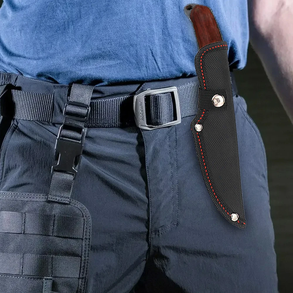 Funda para cuchillo de bolsillo táctica ripstop MOLLE cinturón - imagen 4