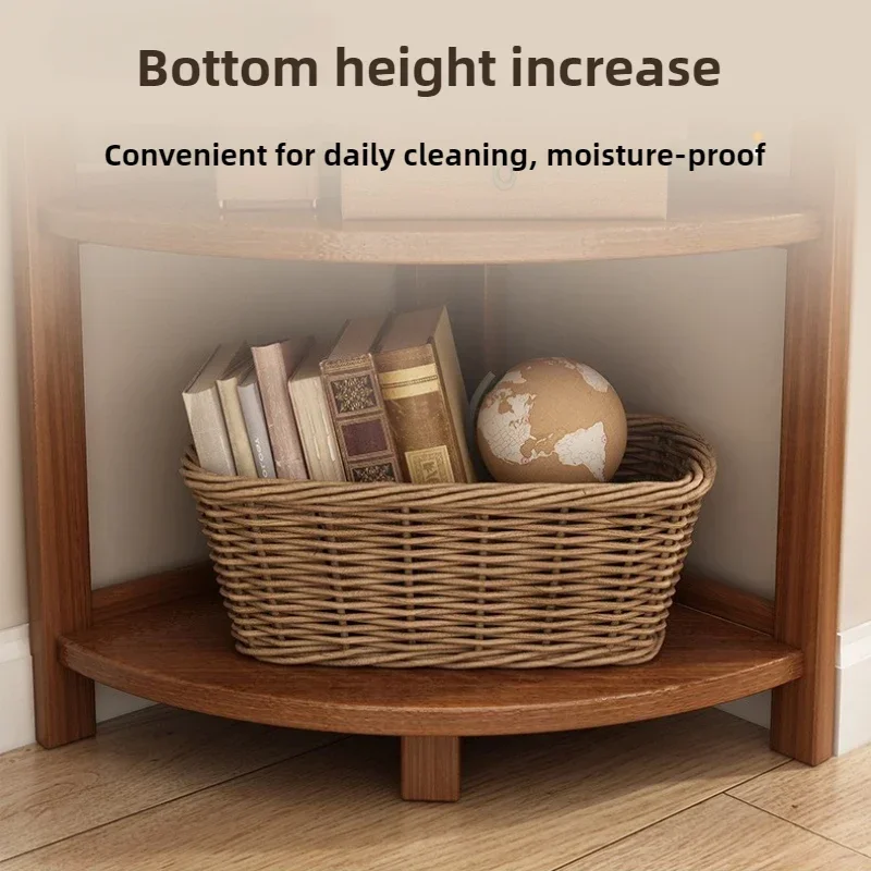 Corner Cabinet Triangle Corner Cabinet Indoor Shelf Shelf Living Room Floor Locker Modern Simple Storage Rack