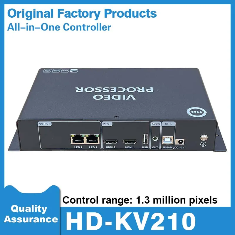 LED Display Screen HD-KV210 Video Processor Full Color HUB75 LED Panel LED Video Wall TV LED Digital Signage Matrix Controller