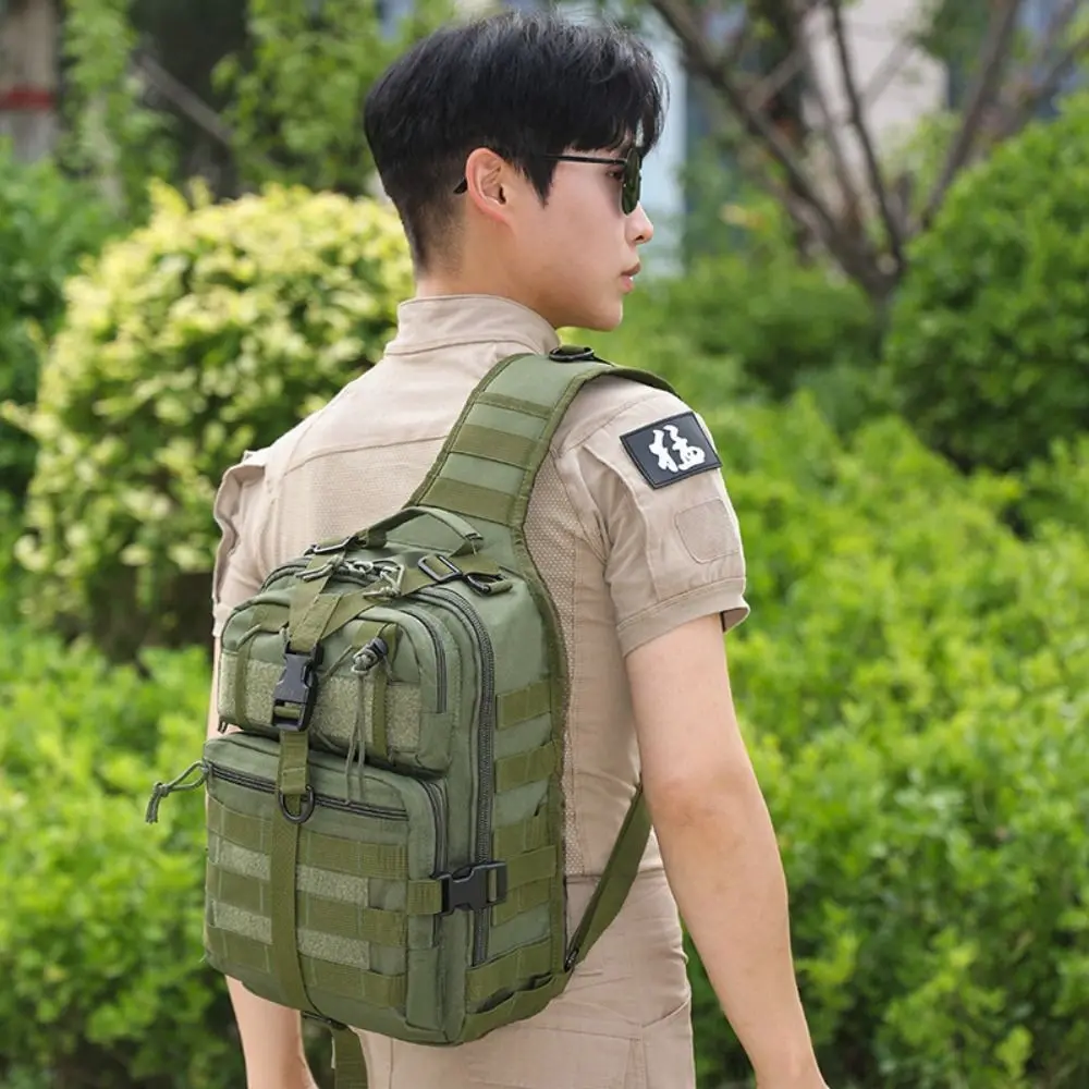 Borsa a tracolla da trekking impermeabile Borsa da alpinismo all'aperto Oxford leggera Zaino da campeggio durevole di grande capacità unisex