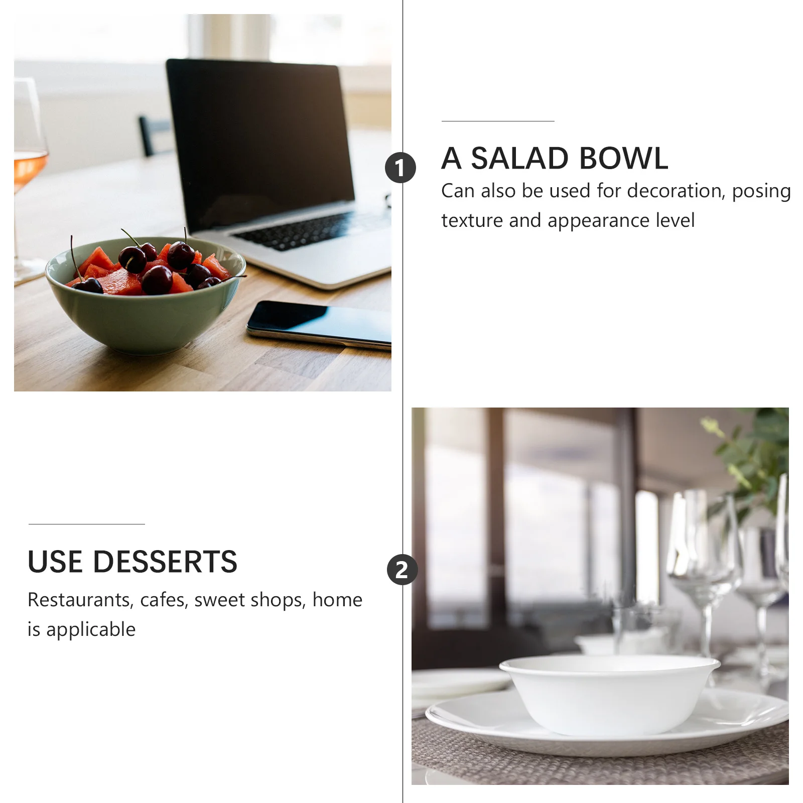 Cuenco de postre de cristal, detalle exquisito, multifunción, para fiestas en casa, hoteles, restaurantes, almacenamiento de comida, 1 Uds.