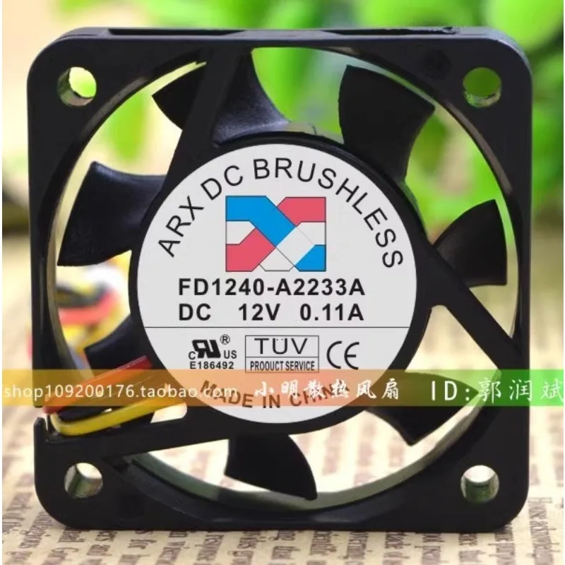 New Cooler Fan for ARX 4010 FD1240-A2233A 12V 0.11A 4CM 3-wire Cooling Fan 40x40x10mm