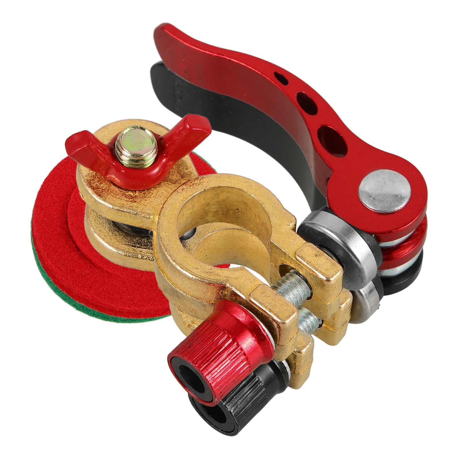 1 زوج محطة قطع جهاز السيارات النحاس أعلى آخر موصلات الإفراج السريع محطة المشبك للسيارة