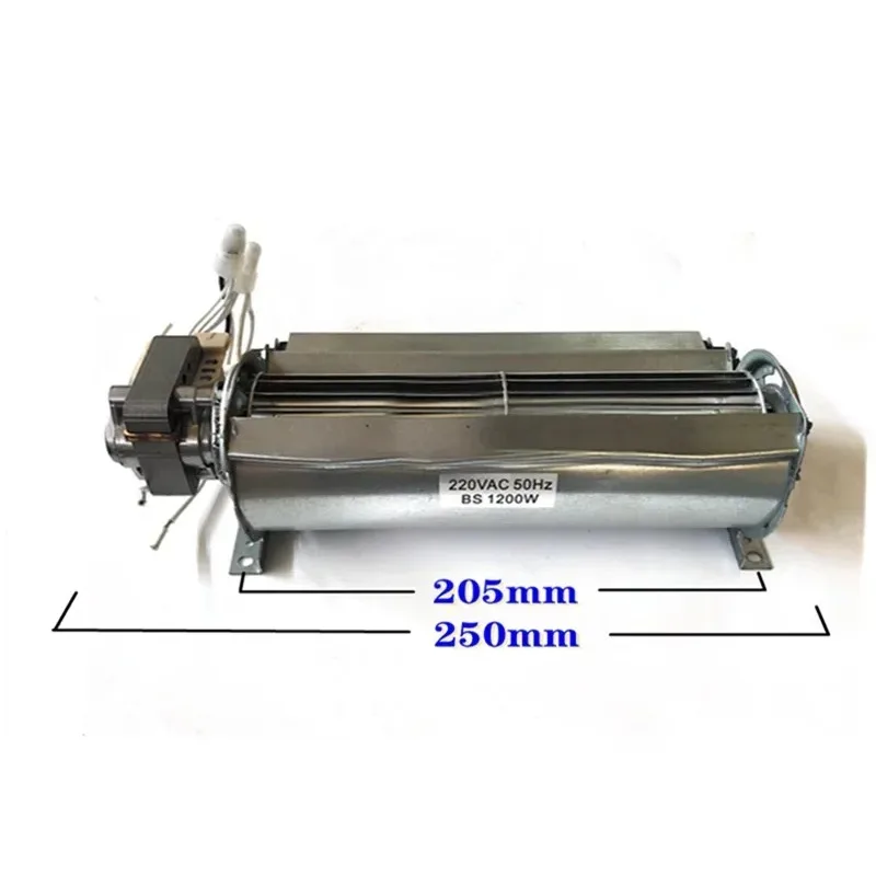 Disc PTC Air Heater With Cross‑Flow Fan 1200W 1800W 220V For Warming Cabinet Hot Air Heating Equipment Spare Part
