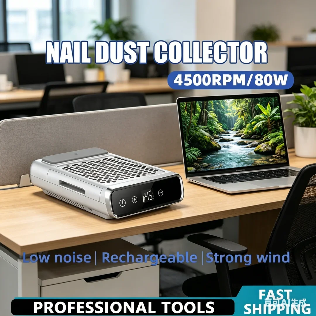 Sleek Nail Dust Vacuum Collector Imperial Nail Dust Extractor With Renewables Filter Manicure Equipment Alterable Speed