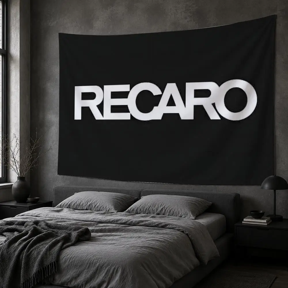 R-RECARO Racing Car Seat Tapestry Bedroom Living Room Bar Party House Home Dorm Interior Wall Decor Background Banner