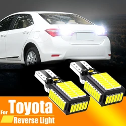 2 lámparas LED de luz de marcha atrás para Toyota Auris Avensis T27 CHR Camry Corolla FJ Cruiser 86 Land Cruiser 921, W16W T15 200, Canbus