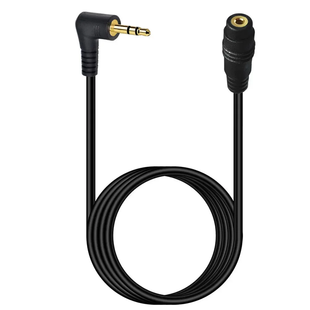 2.5mm male  female wired headphone microphone audio extension cable, 3-level, 3-section gold-plated pure copper connection cable