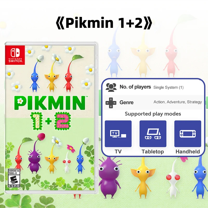 1+ เกมนินเท็นโด pikmin 2สวิตช์เกม100% ตลับดั้งเดิมการ์ดจริงหลายภาษาสำหรับสวิตช์ OLED Lite