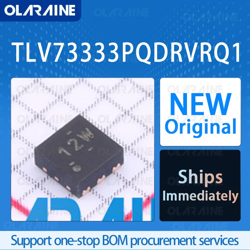 5/10/100Pcs TLV73333PQDRVRQ1 WSON-6 original ic chip Low dropout voltage regulators RoHS Voltage 3.3 V Current 300 mA 1 Output