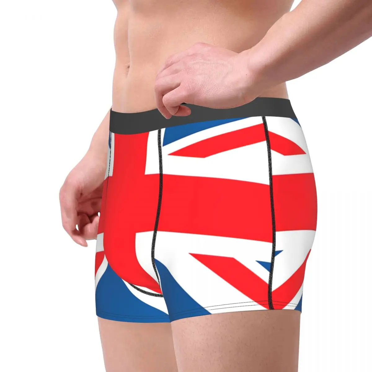 British Flag Underpants Breathbale Panties Male Underwear Print Shorts Boxer Briefs