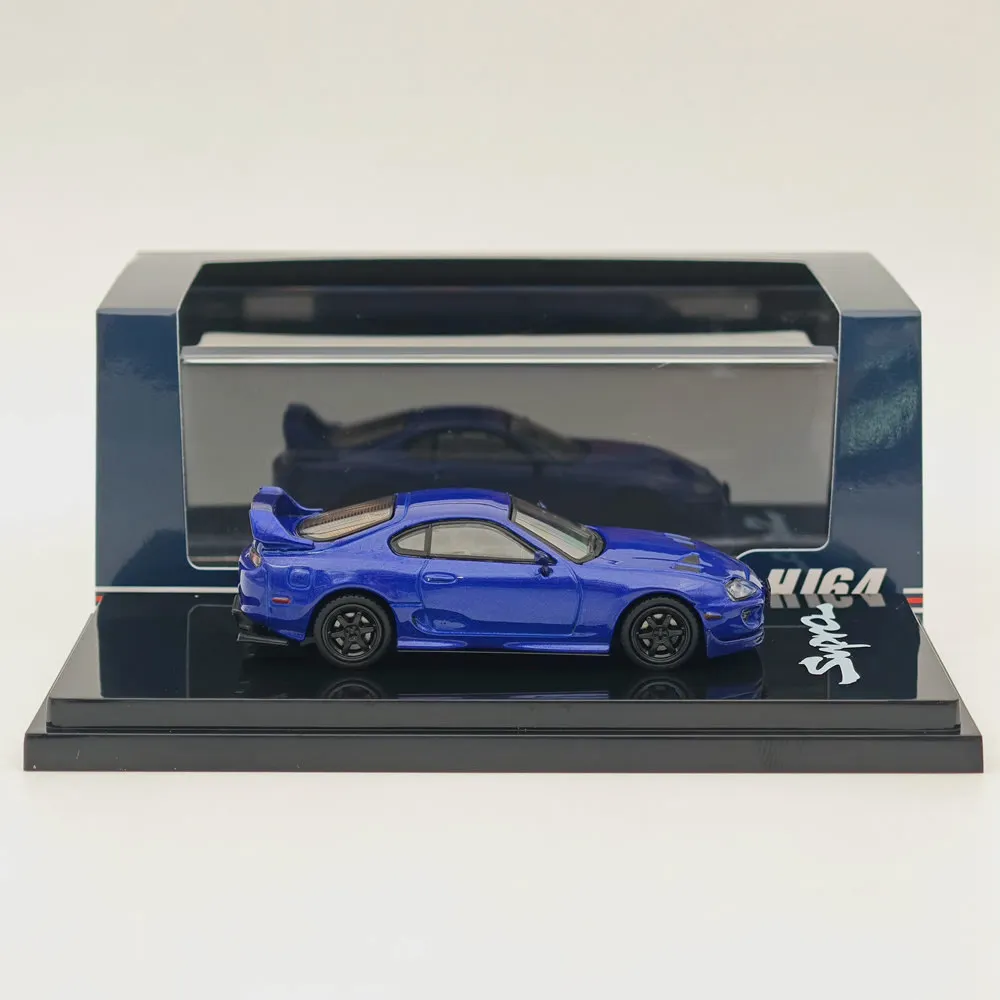 

1/64 Хобби Япония Для SUPRA (JZA80) JDM ВЕРСИЯ НА ЗАКАЗ СИНИЙ MICA METALIC HJ 644042 BL Литые модели автомобилей Коллекция автомобилей Авто игрушки