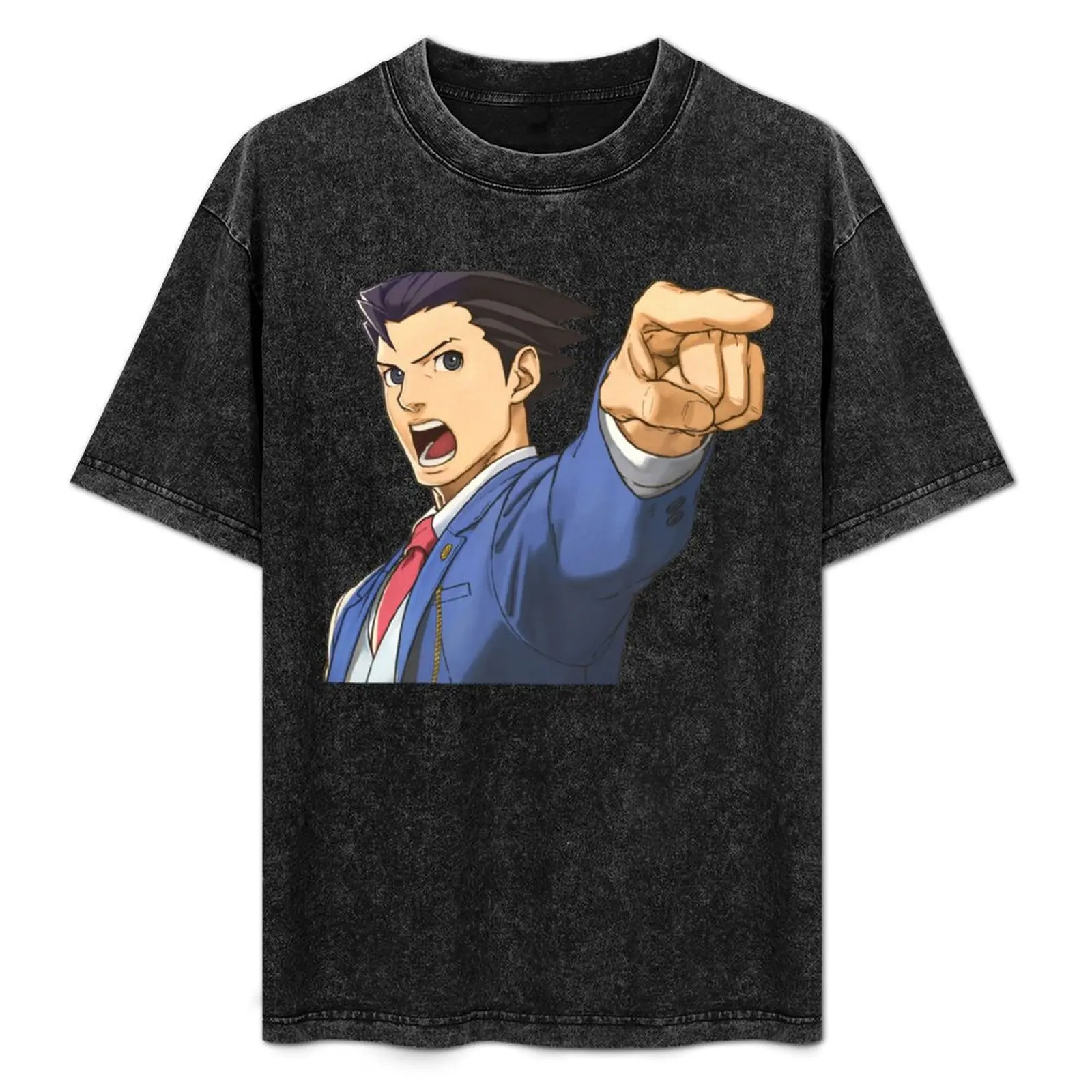 Phoenix Wright - T-shirt Ace Attorney, t-shirt basique respirant de couleur unie