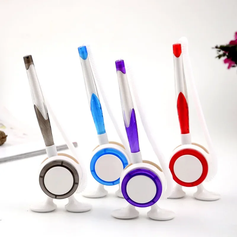 

30PCS Simple Vertical Desk Pen Ballpoint Pen Oily Counter Novelty Pens For Writing Stationery