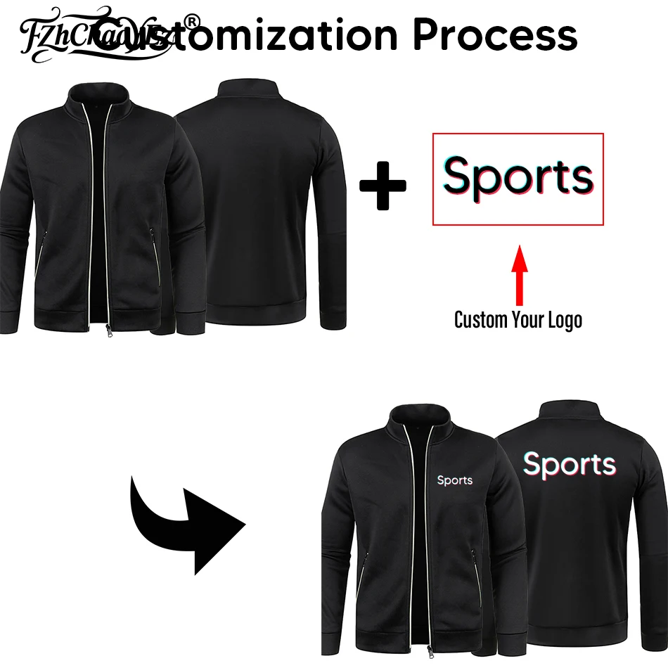Рисунок 2 - Мужские куртки на молнии с вашим логотипом