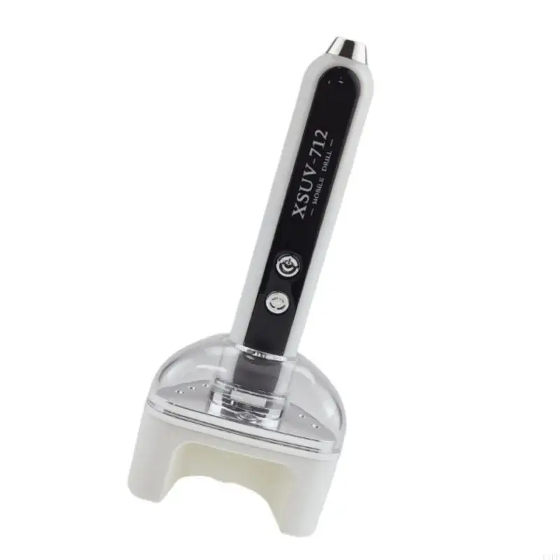 C1FF مثقاب كهربائي Unguis قابل للنقل 35000 دوامة لحظة طويلة قابلة للشحن جهاز مانيكير 6 مرفقات خطة عمل هادئة #2