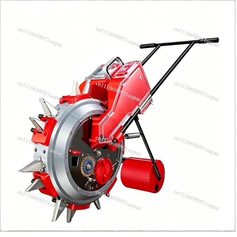 Multifunctional Telescopic Hand Push Corn Cotton Soybean Fine Seeder Peanut On-Demand Planter