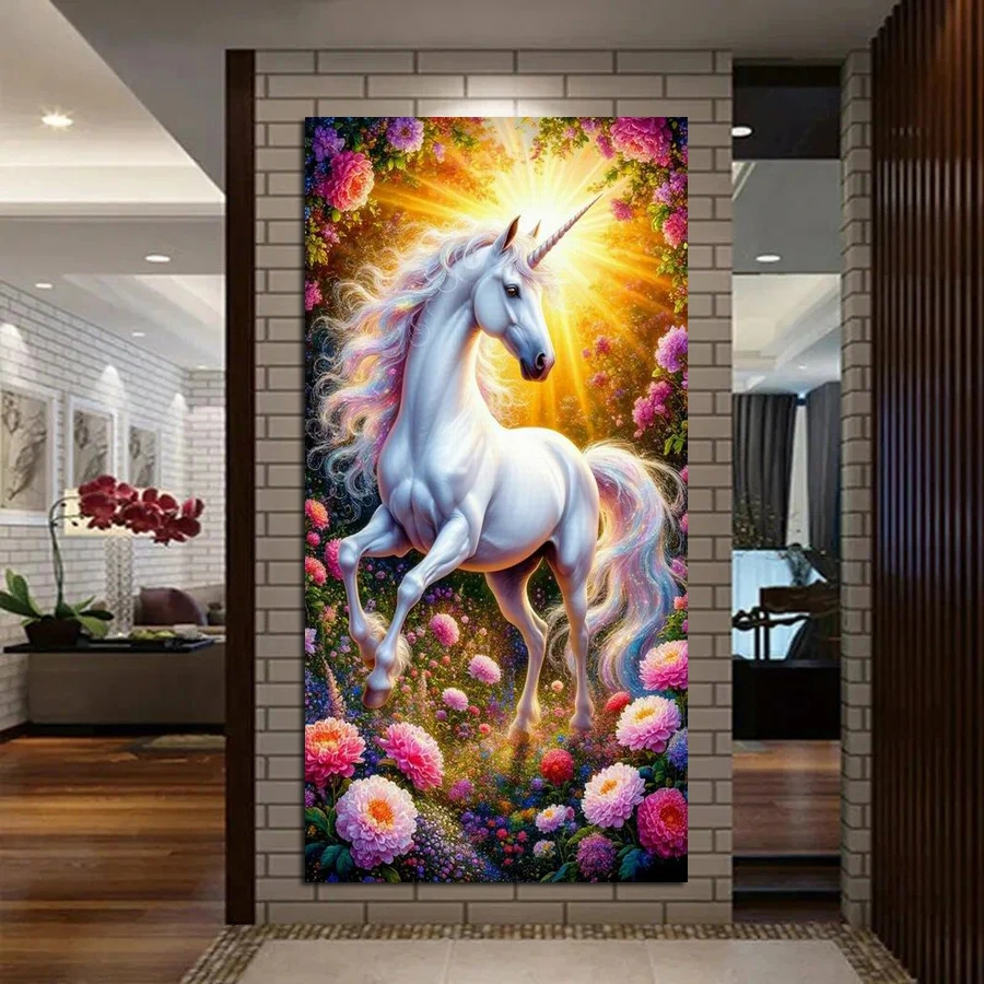 1pc frameless Horse and Unicor - đánh giá và giá Embroidery Unicorn