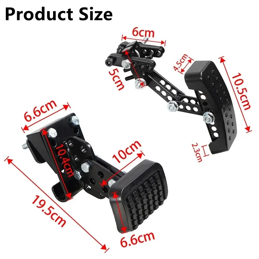 2Pcs Gas and Brake Pedal Extenders for Short Drivers People,  Kart, Ride on Toys，Driving Cars Easy to install Car Accessories