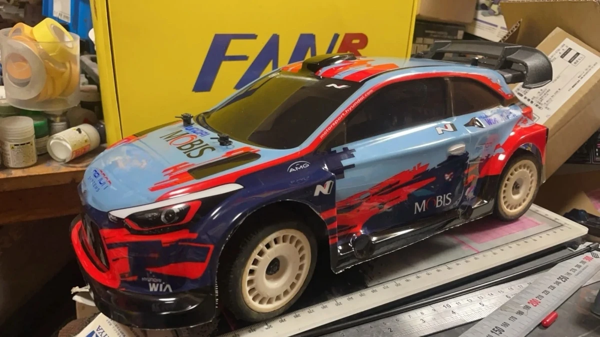 

Кузов для радиоуправляемой модели 1/10 из ПВХ с покраской, 190 мм, подходит для шасси Tamiya TT02.