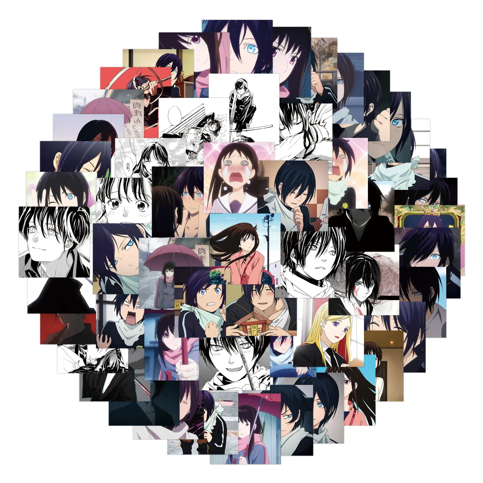 

10/80PCS Noragami Cartoon Stickers YATO Graffiti Funny Animation Sticker Fridge Luggage Laptop Guitar Bike Skateboard Decals Toy