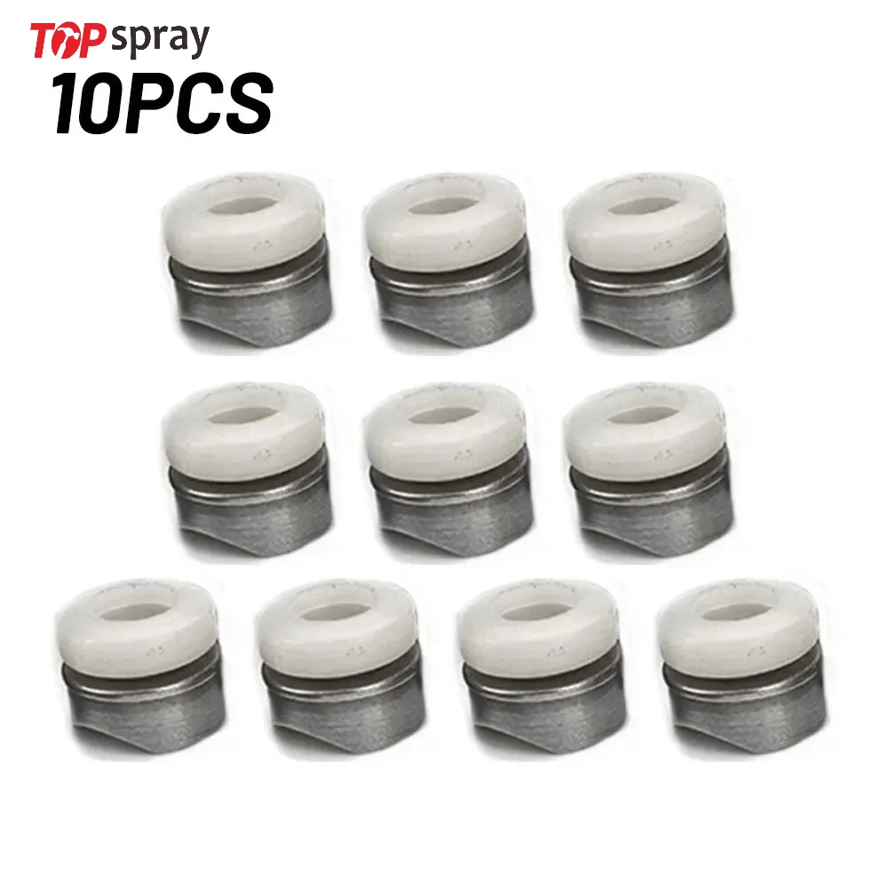 10 шт. уплотнения, прокладки для безвоздушного распыления краски, прокладки для сопел, аксессуары, запасные части, полумесяц, седло, шайба