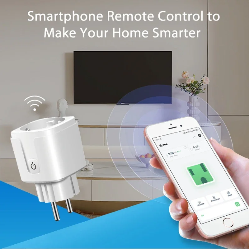 Metter Smart EU 16A Модуль питания Мини - интеллектуальный разъем Управление голосом и Homekit SmartThings Alexa Домашняя страница Google