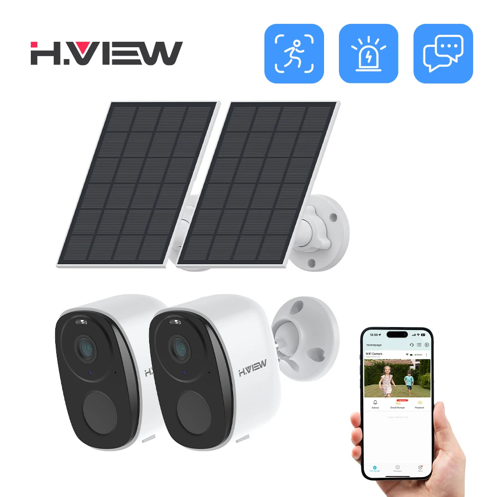 H.View 2Pcs Pir Bat… - image