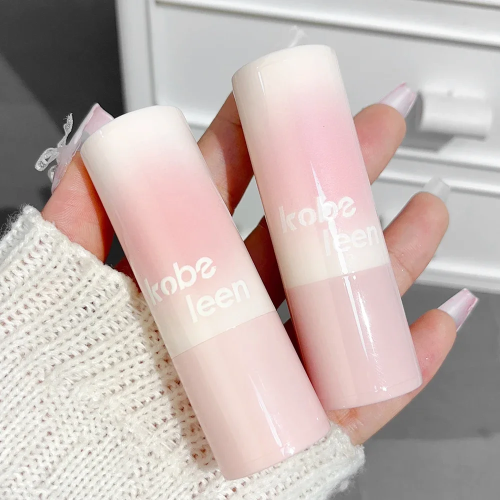 Multi-function Blush Stick Matte Peach Pink Cheek Tint Waterproof Lasting Brightening Face Contour Makeup Blush Powder Cosmetics