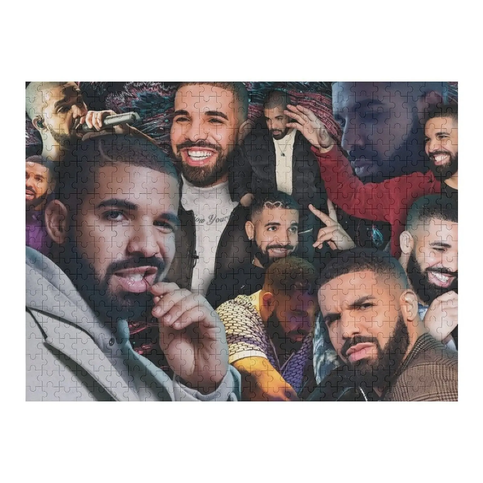 

DRAKE-collage Jigsaw Puzzle Personalized For Kids Adult Wooden Puzzle