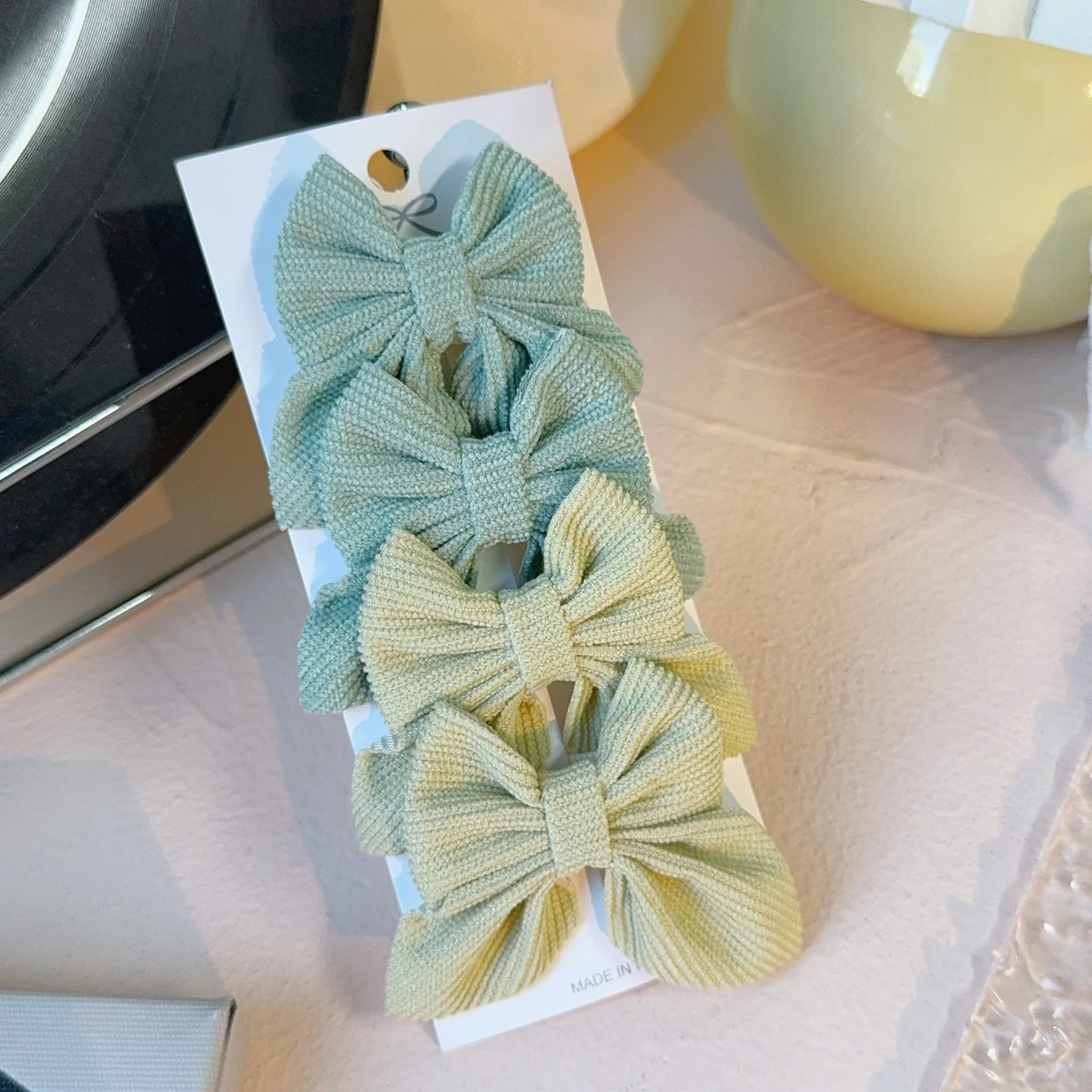 4/10 Stück Cord-Haarspangen für Kinder, Große Mädchen-Haarschleifen, Niedliche Haaraccessoires Geeignet für Kinder, Babys und Jugendliche – Detail 13