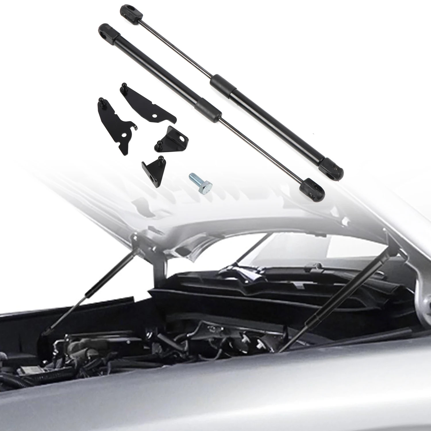 

Для Toyota Tacoma 2024 2025: Аксессуары для автомобиля, упоры капота из нержавеющей стали, амортизаторы, газовые пружины, упоры-стойки