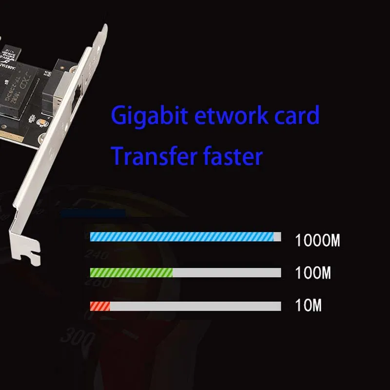 RJ-45 LAN محول PCI إلى إيثرنت لعبة PCIE بطاقة الألعاب التكيف جيجابت PCI-E بطاقة الشبكة إيثرنت محول الشبكة بطاقة Lan