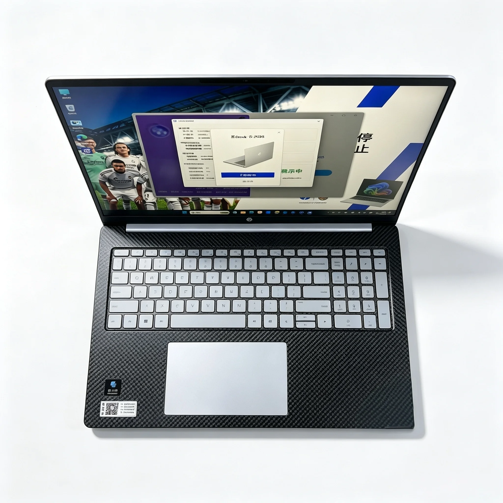 Color Carbon Laptop Skin Sticker Anti‑Scratch Protector for HP OmniBook 3 16 2026 16-bw0276AU 16-bu0155TU