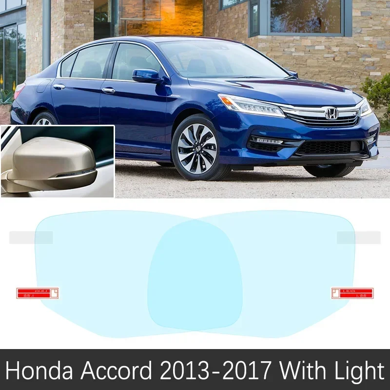 Full Cover Anti Fog Film For Honda Accord 2003~2020 7 8 9 10 Gen Rainproof Rearview Mirrors Clean Films Car Stickers Accessories