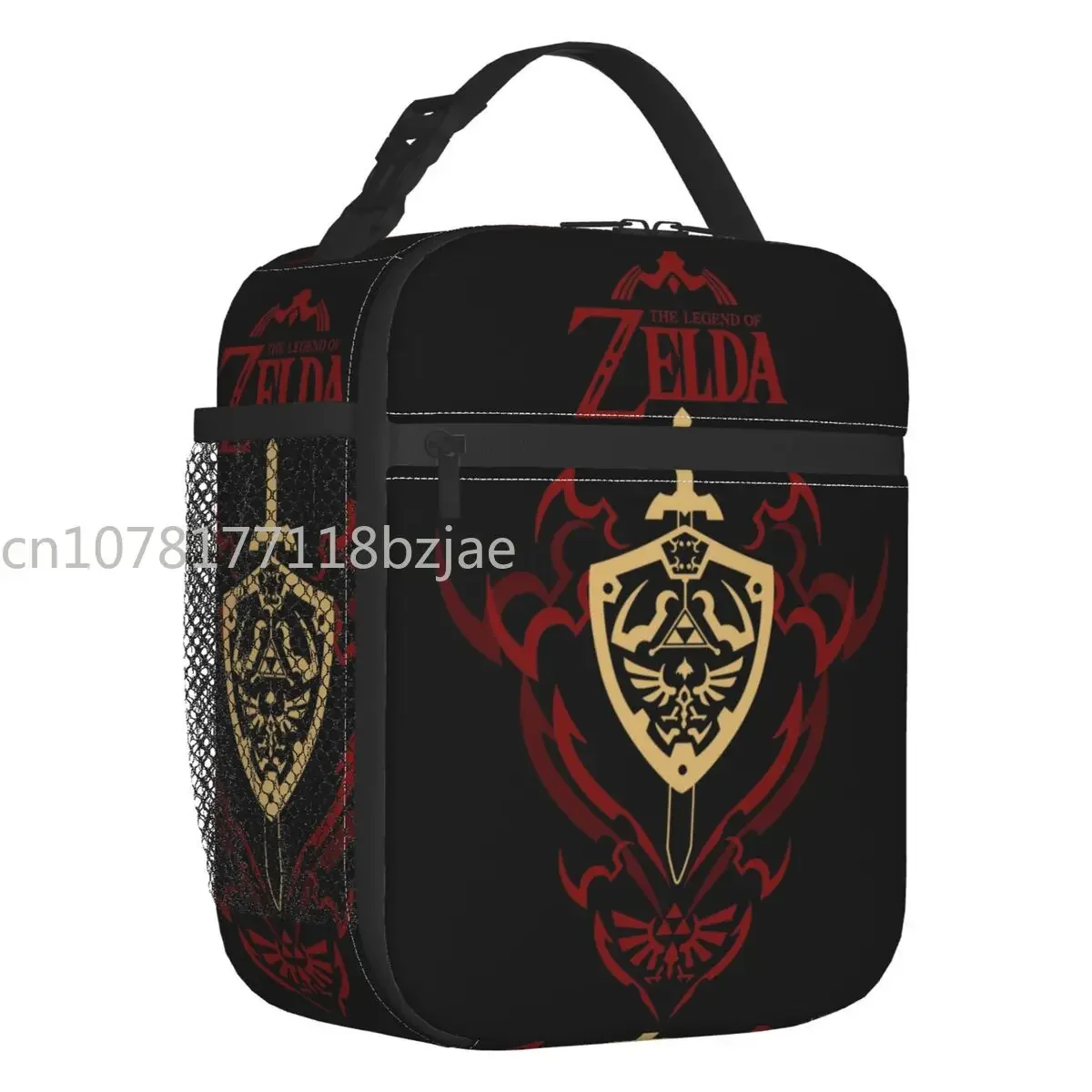 The Legend Of Zeldas Thermal Insulated Lunch Bag Women Hourglass Ocarina Resuable Lunch Container for School Storage Food Box