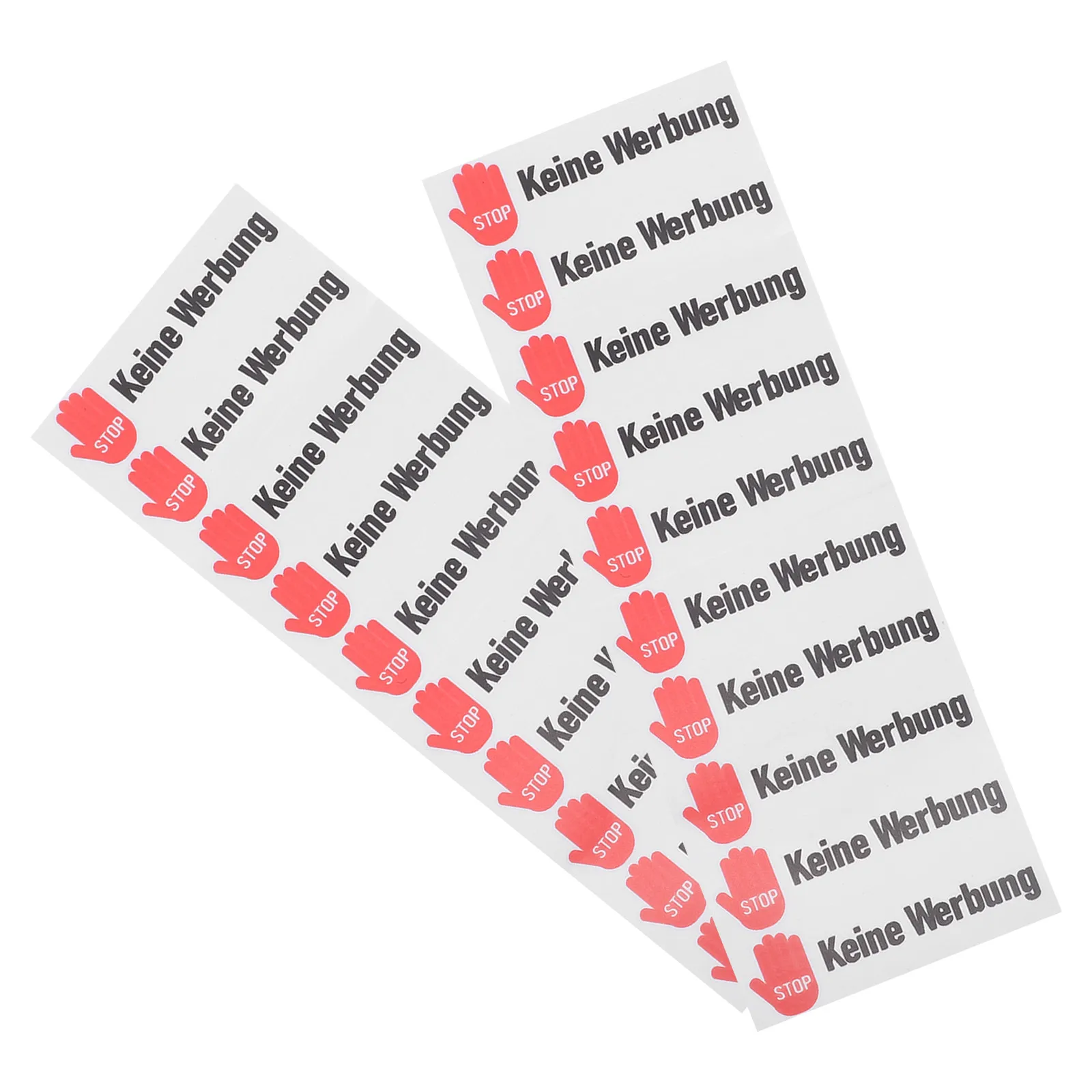 

2 листа наклеек-табличек без отрывных элементов, водонепроницаемые, для предупреждения об антимаркетинговой рекламе, для почтовых ящиков, дверей, стен, окон, для бизнеса