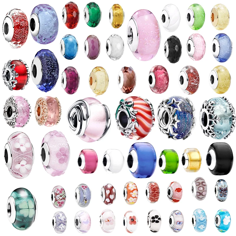 

Exquisite Colored Glaze Beads Round Loose Spacer Beads For DIY Jewelry Making Fit Original Bracelet Fashion Handmade Accessory.