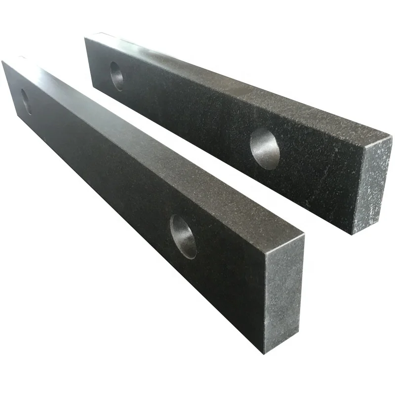 High Precision Measuring Instrument Black Granite Try Square Ruler Black Precision Granite Master Straight edge Gauge