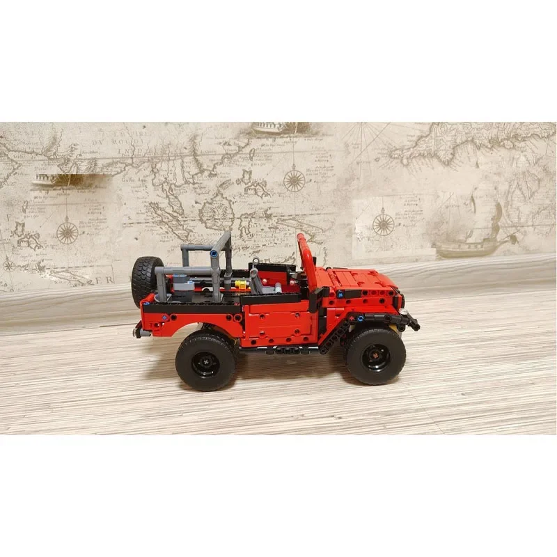 

MOC-235283 Городской классический новый грузовик, строительный блок, модель 714, детали MOC, креативная детская игрушка на день рождения для мальчиков, Рождественский подарок