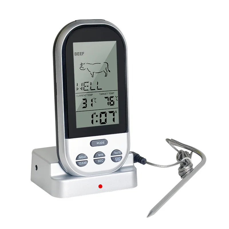 High precision wireless remote barbecue thermometer kitchen food thermometer electronic thermometer