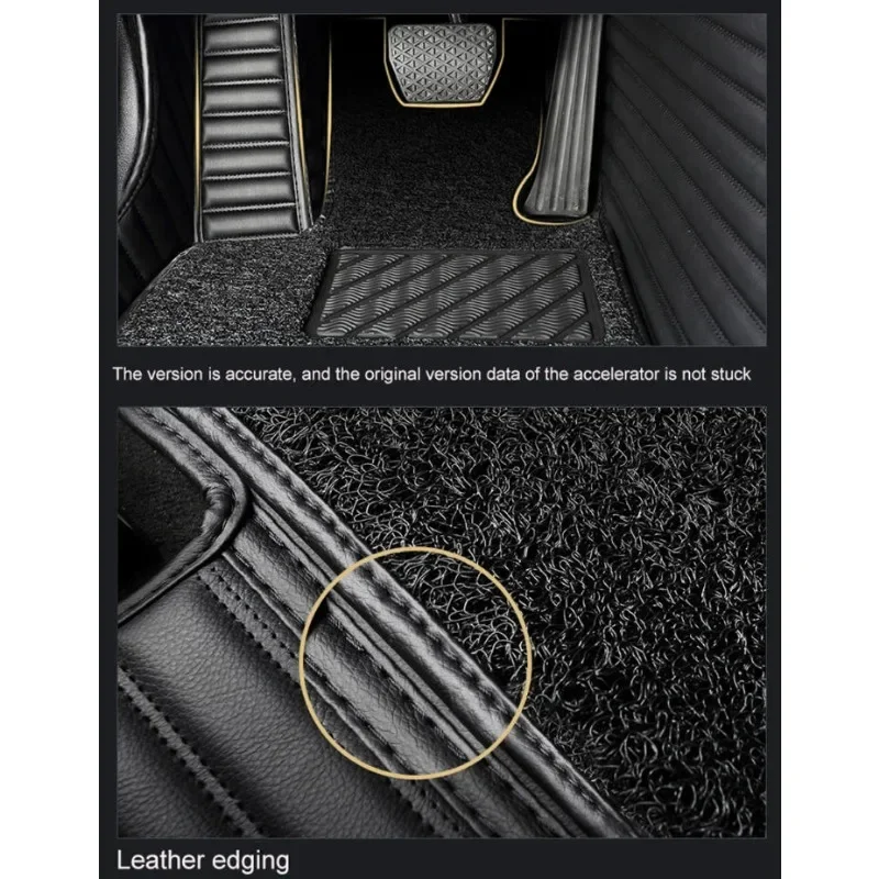 الفاخرة ذات الطابقين التغطية الكاملة الحصير سيارة لمرسيدس بنز CLS X218 نسخة السفر CLK C209 CLA C117 C118 اكسسوارات السيارات #4