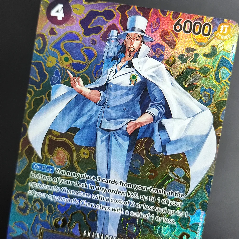 Tarjeta Coleccionable de Anime Zoro-Juurou de One Piece OPCCG 2026: Tarjeta Rara de 4000 Puntos de Poder, Edición Limitada para Fans